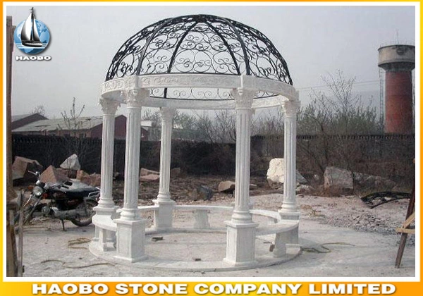 Asian Granite Garden Gazebo