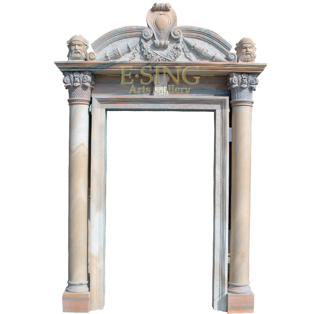 Villa Stone Door Frame Medium Price Quality Marble Elevator Stone Door Surround