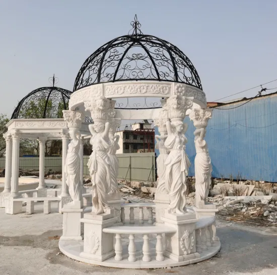 Feenskulptur aus weißem Marmor, Säule, westeuropäischer Stil, öffentliche Straße, Platz, Hof, Haus, Terrasse, Garten, Pavillon, Schnitzskulptur, Marmorskulptur