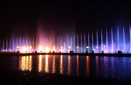 Heißer Verkauf Musikbrunnen Dekorativer Gartenbrunnen Steinstatue Wasserbrunnen auf dem Meer oder See Spezieller Wasserbrunnen, Minibrunnen